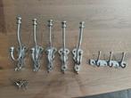 Garderobehaken Set - 5 Stuks groot 3 haken, 1x set 3 haken, Gebruikt, Wandhaken, Ophalen of Verzenden, Minder dan 100 cm