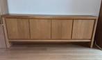 Dressoir massief eikenhout 4 deurs karel mintjens, Ophalen, 25 tot 50 cm, Eikenhout, 200 cm of meer