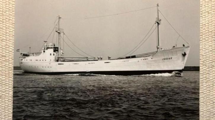 JAGUAR   1952  werf Boele Bolnes   eig J. Cremer, Verzamelen, Scheepvaart, Ophalen of Verzenden
