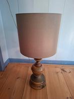 Mooie houten tafellamp. Landelijk. Hoogte 74cm., Ophalen, Hout, 50 tot 75 cm, Landelijk