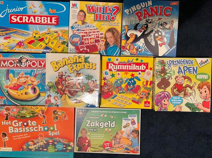 Diverse gezelschapsspellen, Hobby en Vrije tijd, Gezelschapsspellen | Bordspellen, Zo goed als nieuw, Ophalen of Verzenden