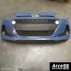 Hyundai i10 2017 Voorbumper COMPLEET X3U Blauw LET OP!!!, Gebruikt, Voor, Ophalen of Verzenden, Hyundai