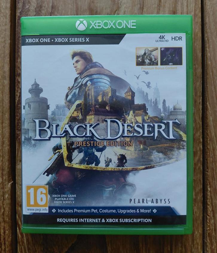 Black Desert - Prestige Edition, Spelcomputers en Games, Games | Xbox One, Zo goed als nieuw, Role Playing Game (Rpg), 1 speler