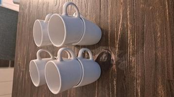 8x z.g.a.n. Hema mokken / koffie kopjes te koop!  beschikbaar voor biedingen