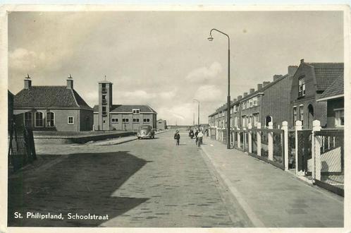 (378-316-013) St Philipsland Schoolstraat, Verzamelen, Ansichtkaarten | Nederland, Zeeland, Verzenden