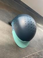 Rij Cap donker blauw/ turquoise mt 55-58, Dieren en Toebehoren, Ophalen, Zo goed als nieuw