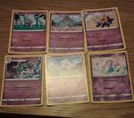 6 pokemon kaarten. Allemaal boven 60 HP of 60 HP, Ophalen of Verzenden, Zo goed als nieuw, Meerdere kaarten