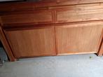 Houten kast met lades en deuren, Huis en Inrichting, Gebruikt, 100 tot 150 cm, Ophalen of Verzenden, 25 tot 50 cm