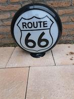 Route 66 benzinepomp globe met een  lens, Verzamelen, Ophalen, Gebruikt