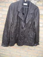 zwart dames jasje 46 leather look, Jasje, Zo goed als nieuw, Maat 46/48 (XL) of groter, Zwart