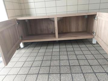 Ikea Besta tv meubel eikenfineer - afbeelding 2