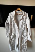 Gebreid vest, Ophalen of Verzenden, Gedragen, Maat 42/44 (L), Wit