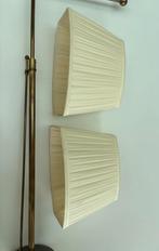 KLASSIEKE EETKAMERLAMP MET 2 STOFFEN KAPJES, Ophalen of Verzenden, Zo goed als nieuw, Minder dan 50 cm