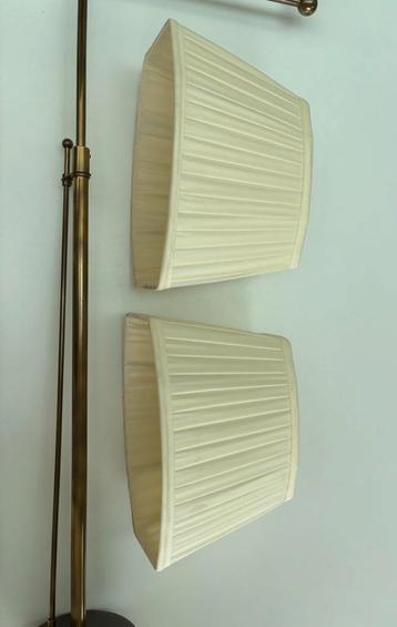 KLASSIEKE EETKAMERLAMP MET 2 STOFFEN KAPJES beschikbaar voor biedingen