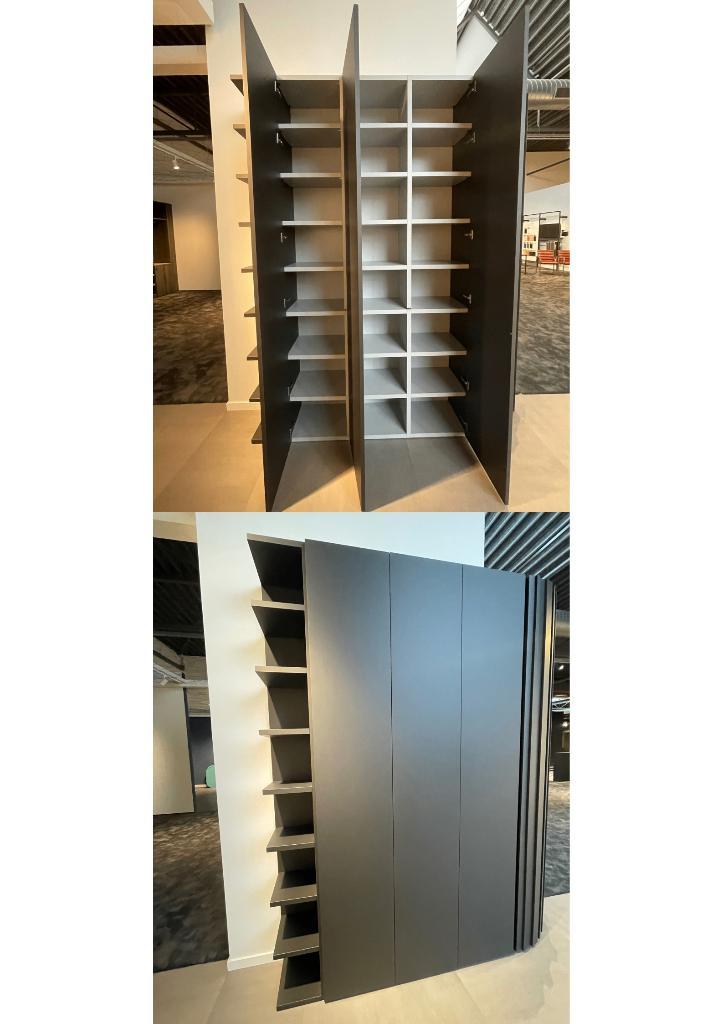 Boeken/Schoenen/Garderobe/Kleding Kast, Huis en Inrichting, Kasten | Kledingkasten, Zo goed als nieuw, 200 cm of meer, 100 tot 150 cm