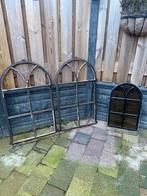 Gietijzeren stalramen 3 X, Doe-het-zelf en Verbouw, Glas en Ramen, Ophalen, Gebruikt, Minder dan 80 cm, 80 tot 120 cm