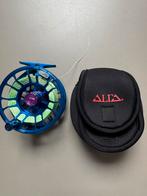 Alfa reel 9+, Watersport en Boten, Hengelsport | Vliegvissen, Ophalen of Verzenden, Zo goed als nieuw, Molen