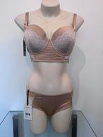 Sapph Scarlet bh 85C slip L, Ophalen of Verzenden, Beige, Setje