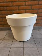 Elho bloempot wit 40cm diameter, Tuin en Terras, Bloempotten, Ophalen of Verzenden, Zo goed als nieuw, Rond, Kunststof