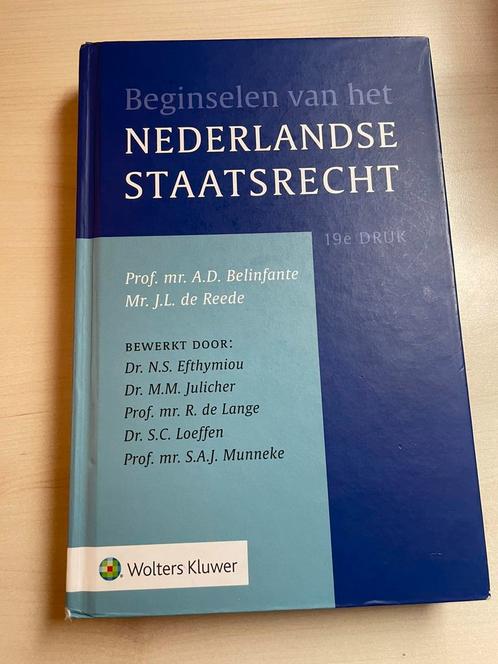 Beginselen van het Nederlands staatsrecht 19e druk, Boeken, Studieboeken en Cursussen, Gelezen, Ophalen of Verzenden