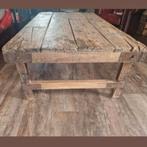 Antiek houten salontafel, 50 tot 100 cm, 100 tot 150 cm, Gebruikt, Rechthoekig