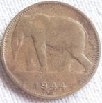 Belgisch CONGO : 1 FRANCS 1944 KM 27, Verzenden, Overige landen, Losse munt