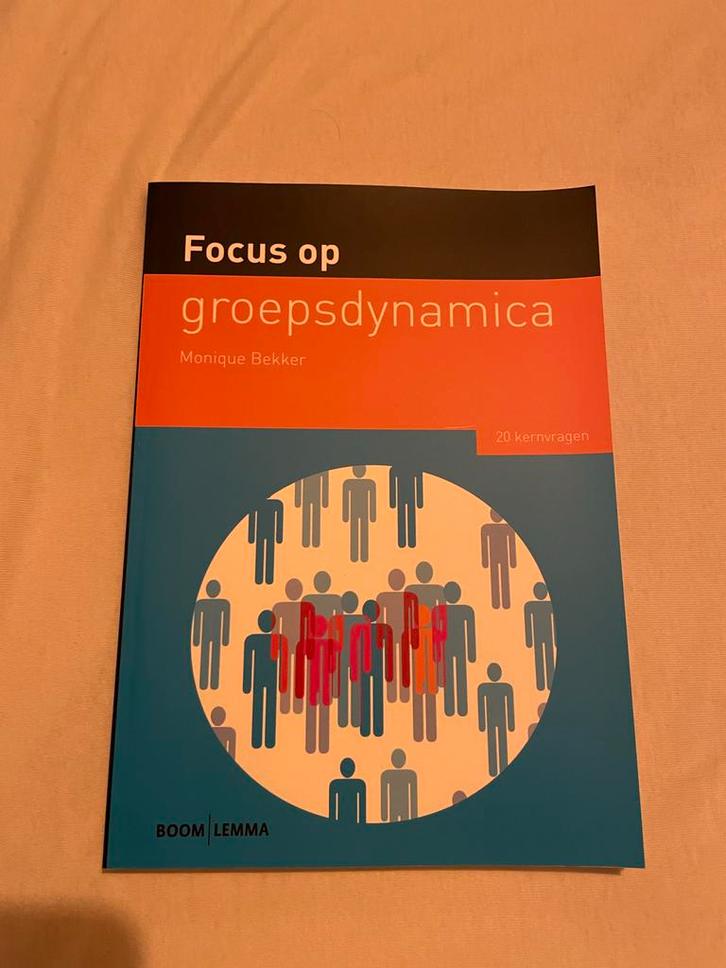 Focus op groepsdynamica - Monique Bekker, Boeken, Studieboeken en Cursussen, Zo goed als nieuw, HBO, Alpha, Ophalen of Verzenden
