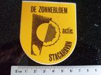 sticker de zonnebloem actie stacaravan caravan logo, Verzenden, Zo goed als nieuw, Bedrijf of Vereniging