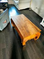 Olijf houten Opium Tafel (compacte maat), Huis en Inrichting, Tafels | Salontafels, Ophalen, 100 tot 150 cm, 50 tot 100 cm, Zo goed als nieuw