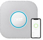 Google Nest Protect V2 Netstroom  rook- en koolmonoxidemelde, Rook, Zo goed als nieuw, Detector, Sensor of Melder, Ophalen