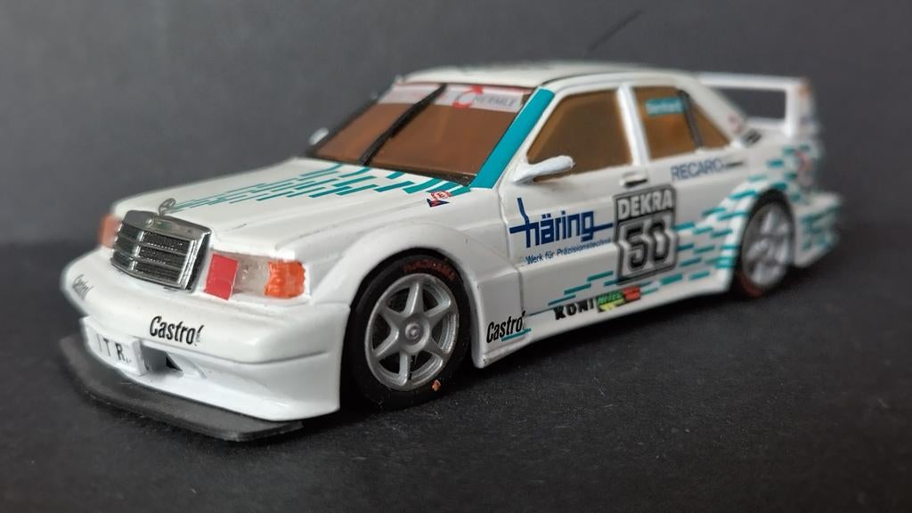 Mercedes Benz 190 DTM Recaro Bernhard 1:43 Minichamps Pol, Auto, Verzenden, Zo goed als nieuw, Info@minichamps.de