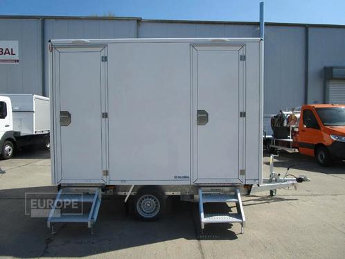 GLOBAL KWALITEIT DUITSE toiletwagen type 2-1-2 GLOBAL rechts, Auto diversen, Aanhangers en Bagagewagens, Gebruikt