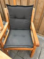 6 antraciete tuinkussens, Tuin en Terras, Ophalen, Gebruikt, Wicker