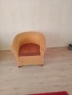 GRATIS RIETEN STOEL INCLUSIEF KUSSEN, Huis en Inrichting, Ophalen, Zo goed als nieuw, Bruin, Eén