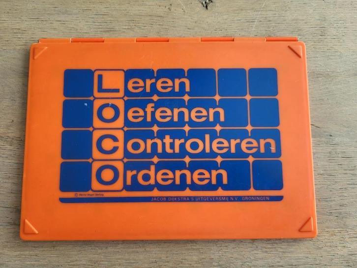 spel LOCO maxi doos, Hobby en Vrije tijd, Gezelschapsspellen | Bordspellen, Gebruikt, Een of twee spelers, Ophalen of Verzenden