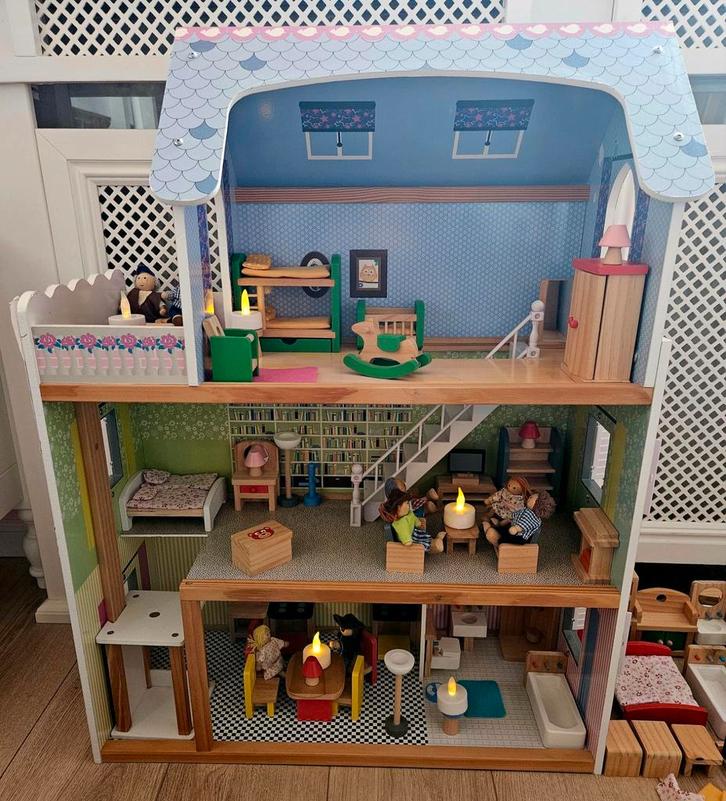 Poppenhuis Lidl, Kinderen en Baby's, Speelgoed | Poppenhuizen, Gebruikt, Poppenhuis, Ophalen