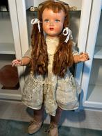 Antieke grote pop 77 cm groot, Gebruikt, Overige typen, Ophalen of Verzenden, X