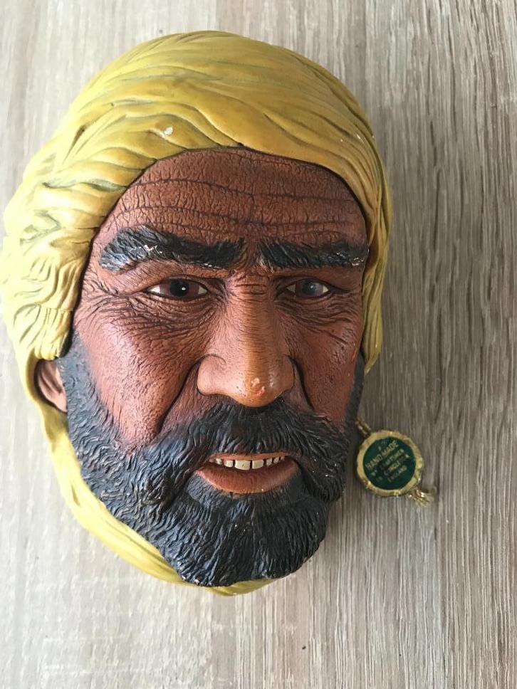 aparte karaktervolle kop, Verzamelen, Beelden en Beeldjes, Gebruikt, Mens, Ophalen of Verzenden
