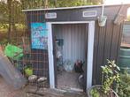 Schuurtje metaal, Tuin en Terras, Ophalen, Gebruikt, Metaal, Overige typen