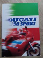 Ducati 750 Sport motorfiets folder, Ophalen of Verzenden, Ducati