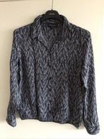 Te koop, nieuwe dames blouse, zwart/grijs gewerkt,40, Elvera, Nieuw, Maat 38/40 (M), Ophalen of Verzenden, Zwart