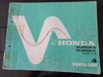 Werkplaatsboek onderdelenboek Honda XL250K3 - XL250K4, Verzenden, Honda