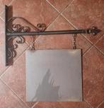 Smeedijzer gietijzer uithangbord franse lelie. Model 1., Tuin en Terras, Tuinwanddecoratie, Ophalen, Zo goed als nieuw