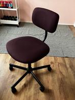 Verstelbare BUREAUSTOEL + wielen bordeaux IKEA- Blackberget, Ophalen, Gebruikt, Overige kleuren, Bureaustoel