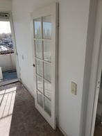 Binnendeur 201,5 x 77 cm ( 1 kapot ruitje), Doe-het-zelf en Verbouw, Deuren en Horren, Ophalen, Minder dan 80 cm, Binnendeur, Zo goed als nieuw