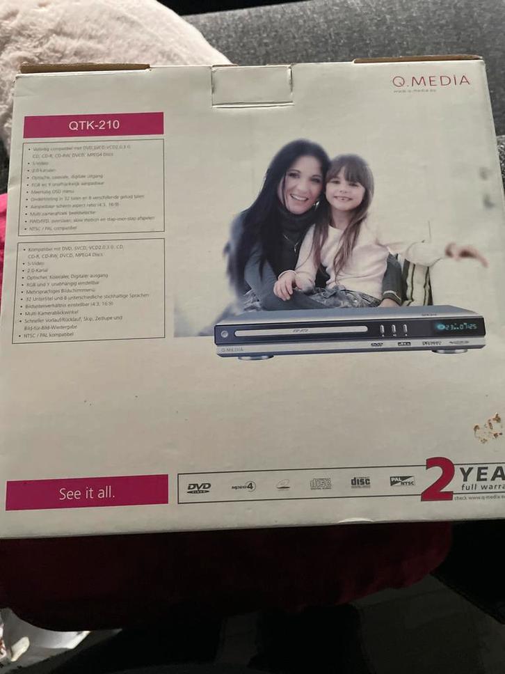 Q.Media QTK-210 DVD Speler, Audio, Tv en Foto, Dvd-spelers, Gebruikt, Dvd-speler, Overige merken, Ophalen of Verzenden