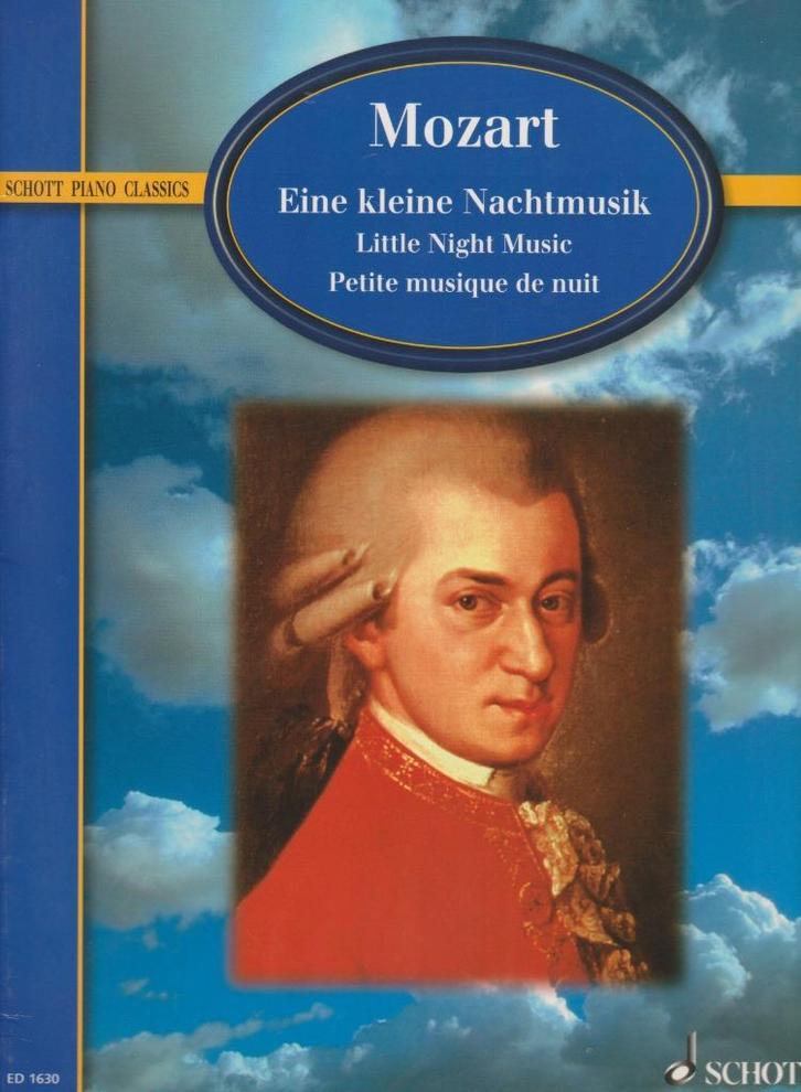 Wolfgang Amadeus Mozart - Eine Kleine Nachtmusik, Muziek en Instrumenten, Bladmuziek, Gebruikt, Artiest of Componist, Populair