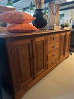 Teakhouten dressoir, Ophalen, Zo goed als nieuw, 50 tot 75 cm, 200 cm of meer