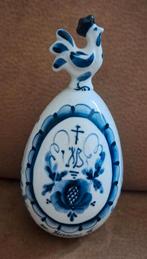 Gzhel Porseleinen Ei met Haan, Ophalen of Verzenden