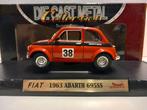 Fiat Abarth 695 Rally 1963 rood Signature metal 1:18 KRD, Hobby en Vrije tijd, Modelauto's | 1:18, Ophalen of Verzenden, Zo goed als nieuw
